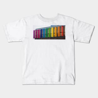 Colorful louvers background Kids T-Shirt